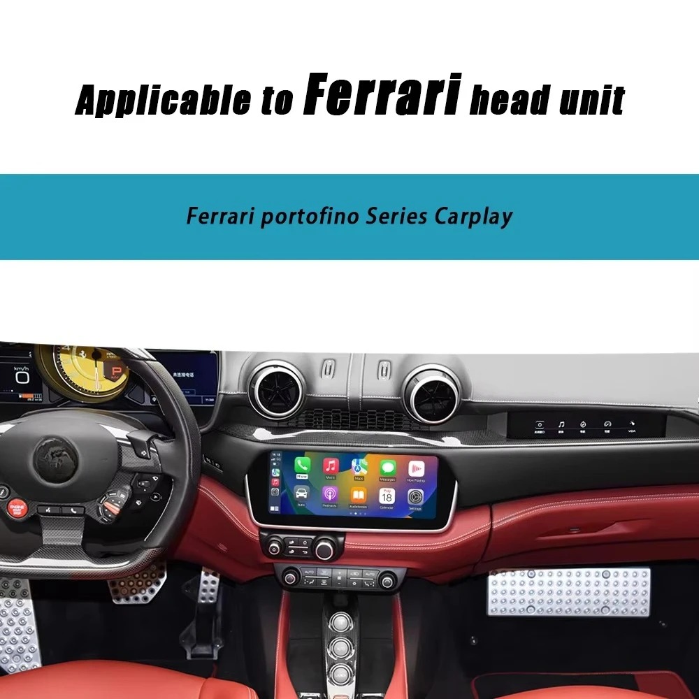 CZT-AUTO Universal Smart Wireless CarPlay for  Portofino Android Auto Car DVD Player Mirror Link AirPlay Radio Navigation